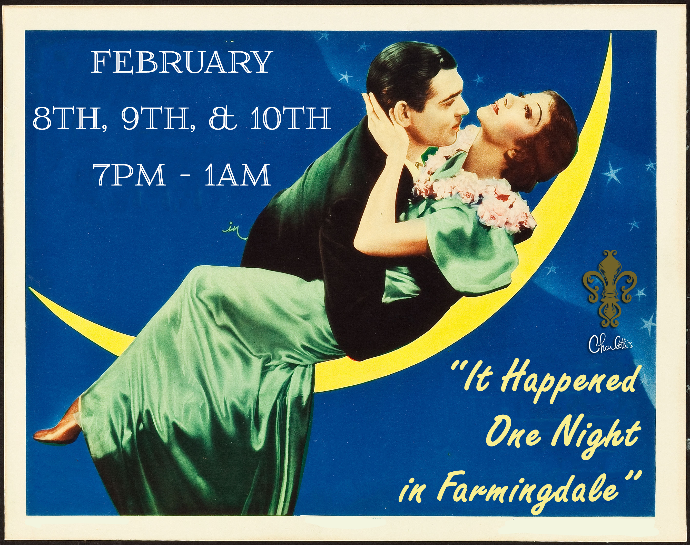 "It Happened One Night in Farmingdale" Weekend of Love