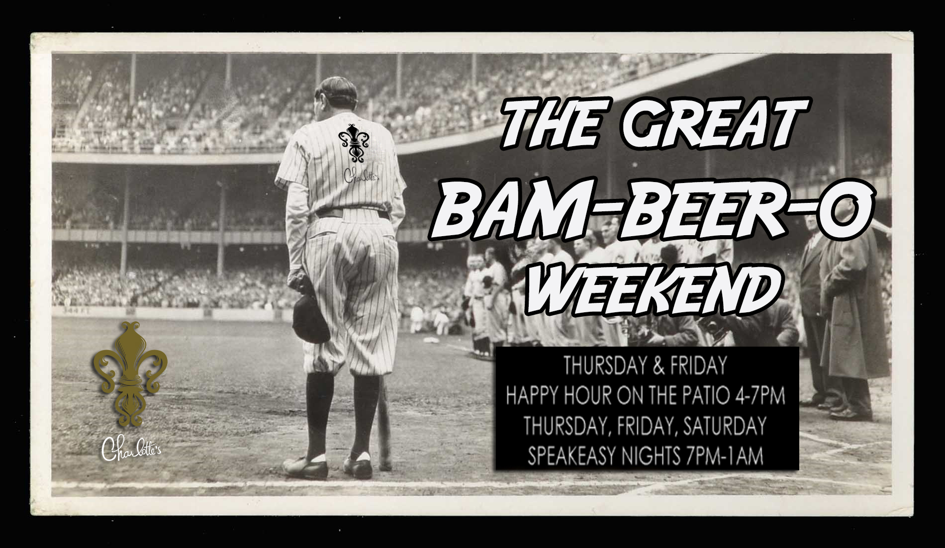 The Great Bam-Beer-O Weekend