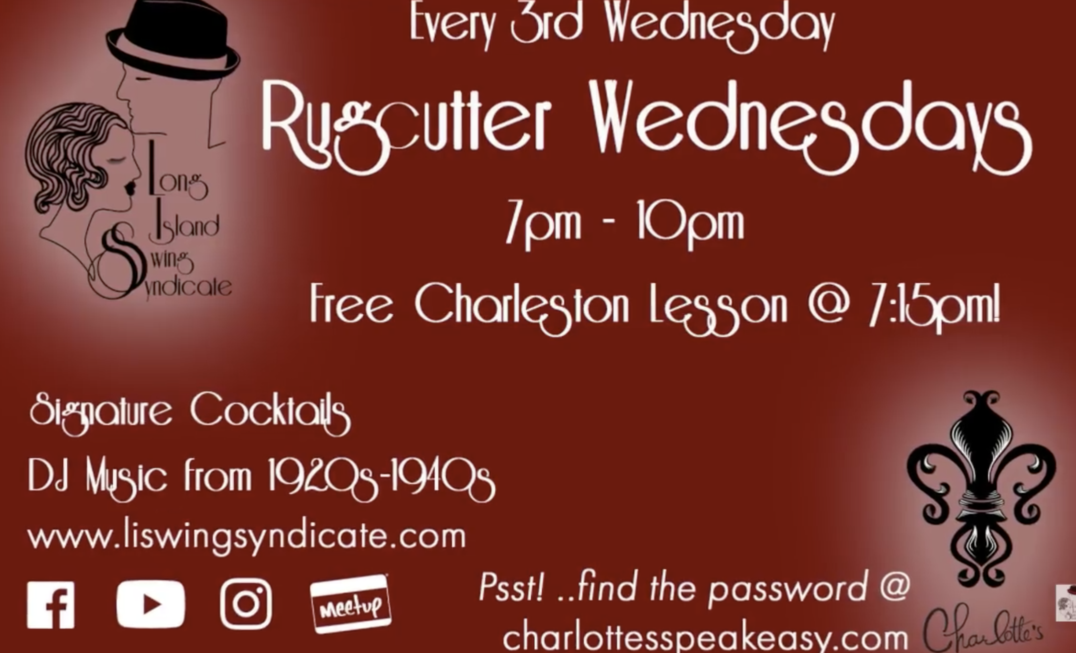 Rugcutter Wednesdays: Open Dance Party!